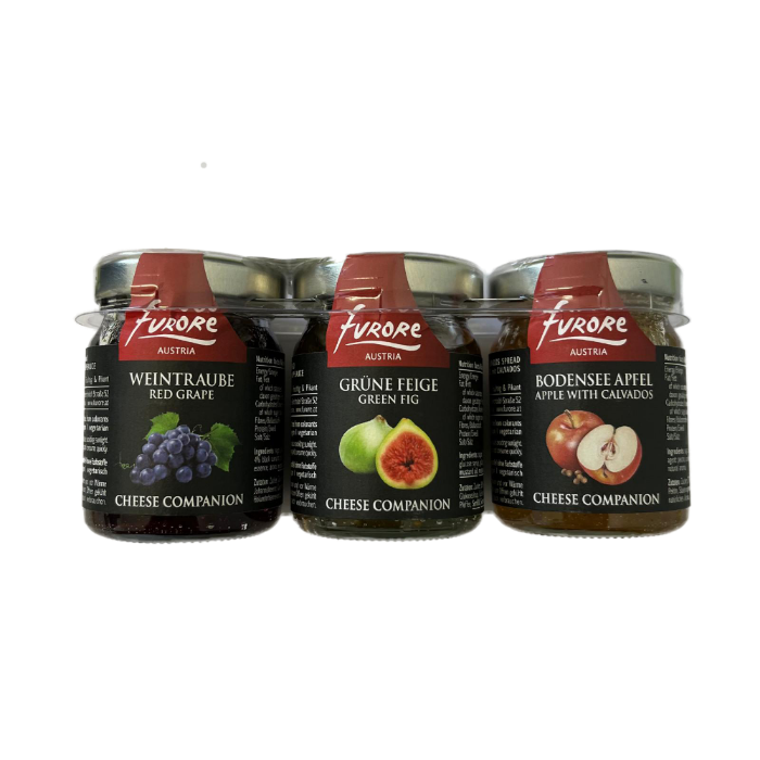Trio di salse alla senape e frutta – confezione da 3