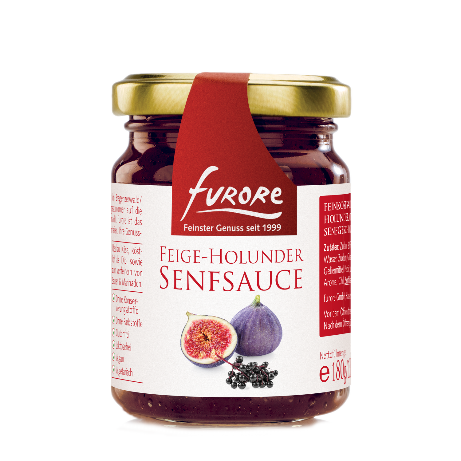 Salsa alla senape e fichi e sambuco
